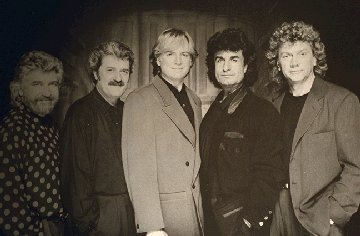 The Moody Blues: Graeme Edge, Ray Thomas, Justin Hayward, Patrick Moraz, John Lodge