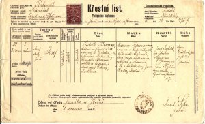 Kestn list Josefa Brouma